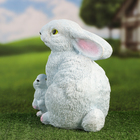 Садовая фигура "Кролики" 35см - Фото 3