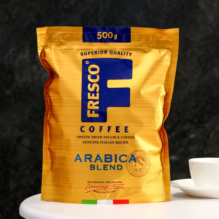 Кофе FRESCO Arabica Blend, пакет, 500 г - Фото 1