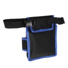 Сумка-пояс для инструментов ТУНДРА, одинарная, 2 кармана, 4 петли - Фото 3
