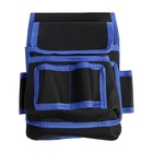 Сумка-пояс для инструментов ТУНДРА, одинарная, 2 кармана, 4 петли - Фото 4