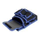 Сумка-пояс для инструментов ТУНДРА, одинарная, 2 кармана, 4 петли - Фото 7