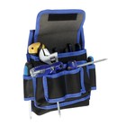 Сумка-пояс для инструментов ТУНДРА, одинарная, 2 кармана, 4 петли - Фото 9