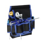 Сумка-пояс для инструментов ТУНДРА, одинарная, 2 кармана, 4 петли - Фото 10