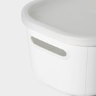 Контейнер для хранения с крышкой LaDom «Лёгкость», 17.8×12.7×8.4 см, белый - Фото 4