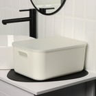Контейнер для хранения с крышкой LaDо́m «Лёгкость», 36.5×26×16 см, белый - Фото 9