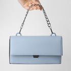 Цепочка для сумки, с карабинами, металлическая, плоская, 18×13 мм, 30 см, цвет серебряный - Фото 5