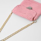 Цепочка для сумки, с карабинами, металлическая, плоская, 18×13 мм, 60 см, цвет золотой - Фото 3