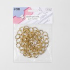 Цепочка для сумки, с карабинами, металлическая, 19×15 мм, 120 см, цвет золотой - Фото 4