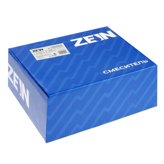 Смеситель для раковины ZEIN Z3716, однорычажный, длина излива 12 см, пластик, хром