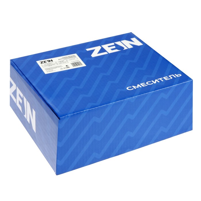 Смеситель для раковины ZEIN Z3718, однорычажный, длина излива 12 см, пластик, хром