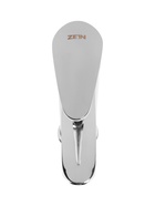 Смеситель для раковины ZEIN Z3718, однорычажный, длина излива 12 см, пластик, хром 9932026