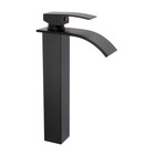Смеситель для раковины ZEIN Z3771, однорычажный, высота излива 23 см, черный - Фото 4
