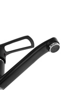 Смеситель для кухни ZEIN Z3823, однорычажный, длина излива 15 см, картридж 35 мм, черный - Фото 6