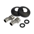 Смеситель для ванны ZEIN Z3843, однорычажный, душевой набор, лейка 5 режимов, черный - Фото 10