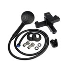 Смеситель для ванны ZEIN Z3843, однорычажный, душевой набор, лейка 5 режимов, черный - Фото 11