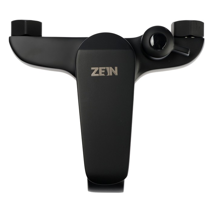 Смеситель для ванны ZEIN Z3855, однорычажный, душевой набор, лейка 5 режимов, черный