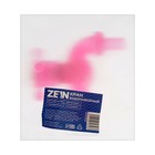 Кран водоразборный ZEIN, со штуцером, с крестовой ручкой, PP, розовый - Фото 3