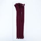 Молния «Спираль», №5, разъёмная, замок автомат, 40 см, бордовая - Фото 3