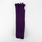 Молния «Спираль», №5, разъёмная, замок автомат, 70 см, цвет баклажановый, цена за 1 штуку - Фото 3