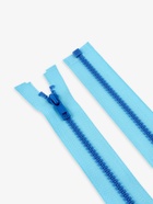 Молния «Трактор», №5, разъёмная, замок автомат, 60 см, голубая - Фото 3