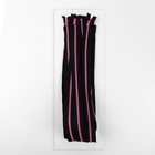 Молния «Трактор», №5, разъёмная, замок автомат, 90 см, чёрная, розовая - Фото 3