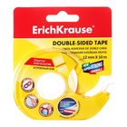 Двусторонняя клейкая лента ErichKrause, прозрачная, 12 мм×10 м, в диспенсере - Фото 6