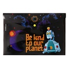 Папка-конверт на кнопке А4, 160 мкм, ErichKrause "Тайна третьей планеты", непрозрачная, глянцевая, микс (комплект 12 шт) - фото 24061143