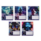 Тетрадь 18 листов в клетку ErichKrause Cyber Game, обложка мелованный картон, блок офсет, 5В, микс - фото 9067305