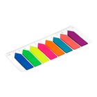 Закладки с клеевым краем пластиковые 12х45 мм, ErichKrause Neon Arrows, 200 листов 8 цветов - фото 9819898