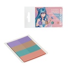 Закладки с клеевым краем пластиковые ErichKrause «Manga», 18×50 мм, 100 листов, 4 цвета, в картонной книжке - Фото 1