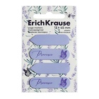 Закладки с клеевым краем пластиковые 12X45 мм, ErichKrause Lavender, 80 листов - Фото 3