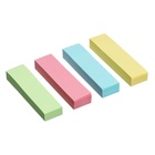 Закладки с клеевым краем бумажные 18x75 мм, ErichKrause, 400 листов, 4 цвета - Фото 3