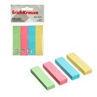 Закладки с клеевым краем бумажные 18x75 мм, ErichKrause, 400 листов, 4 цвета - Фото 4