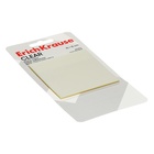 Блок с липким краем пластиковый 75х75 мм, ErichKrause "Clear", 50 листов, прозрачный - Фото 3