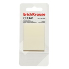 Блок с липким краем пластиковый 40х50 мм, ErichKrause "Clear", 50 листов, прозрачный - фото 9819929