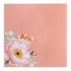 Блок с липким краем бумажный 75х75 мм, ErichKrause "Pastel Bloom", 50 листов, розовый - фото 9819933