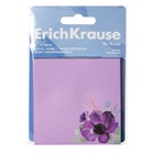 Блок с липким краем бумажный 75х75 мм, ErichKrause, "Pastel Bloom", 50 листов, фиолетовый - фото 9662690