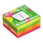 Блок с липким краем бумажный 75х75 мм, ErichKrause "Neon", 400 листов, 4 цвета - фото 9819949