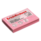 Блок с липким краем бумажный 75х50 мм, ErichKrause 100 листов, розовый - Фото 2