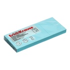 Блок с липким краем, бумажный, 40×50 мм, ErichKrause, 300 листов, голубой - Фото 3