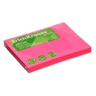 Блок с липким краем бумажный 100х75 мм, ErichKrause "Neon", 100 листов розовый - Фото 2