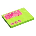 Блок с липким краем бумажный 100х75 мм, ErichKrause "Neon", 100 листов зеленый - Фото 2