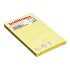 Блок с липким краем бумажный 75х125 мм ErichKrause, 100 листов желтый - Фото 2