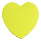 Блок с липким краем бумажный 70x70мм, ErichKrause "Heart Neon", 50 листов, желтый - Фото 2