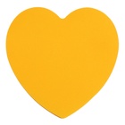 Блок с липким краем бумажный 70x70мм, ErichKrause "Heart Neon", 50 листов, оранжевый - Фото 2