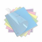 Тетрадь 12 листов в крупную клетку ErichKrause "Классика CoverPrо", с пластиковой обложкой, 5В, микс - фото 321507474
