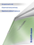 Тетрадь 12 листов в косую линейку, ErichKrause «Классика CoverPro», пластиковая обложка, блок офсет 100% белизна, зелёная 10429825