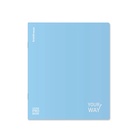 Тетрадь 48 листов в клетку ErichKrause CoverProBook Symbol, с пластиковой обложкой, голубой, (комплект 5 шт) - фото 24054609