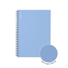 Тетрадь на спирали, 80 листов в клетку, ErichKrause Symbol, пластиковая обложка, блок офсет 100% белизна, голубая - Фото 6