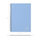 Тетрадь на спирали, 80 листов в клетку, ErichKrause Symbol, пластиковая обложка, блок офсет 100% белизна, голубая 10429847